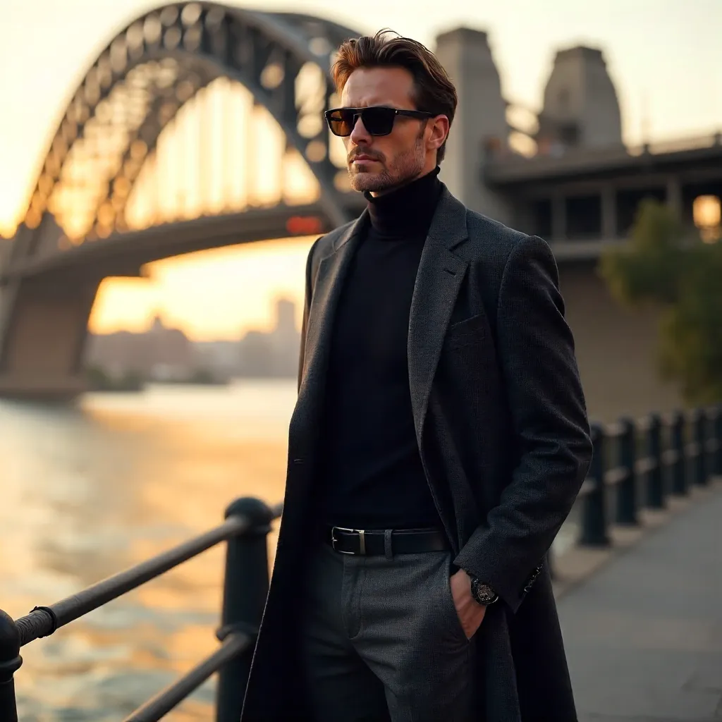 Confident Style by the Bridge