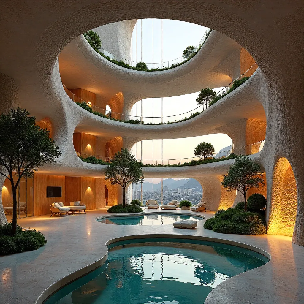 Stunning Futuristic Interior in Buenos Aires