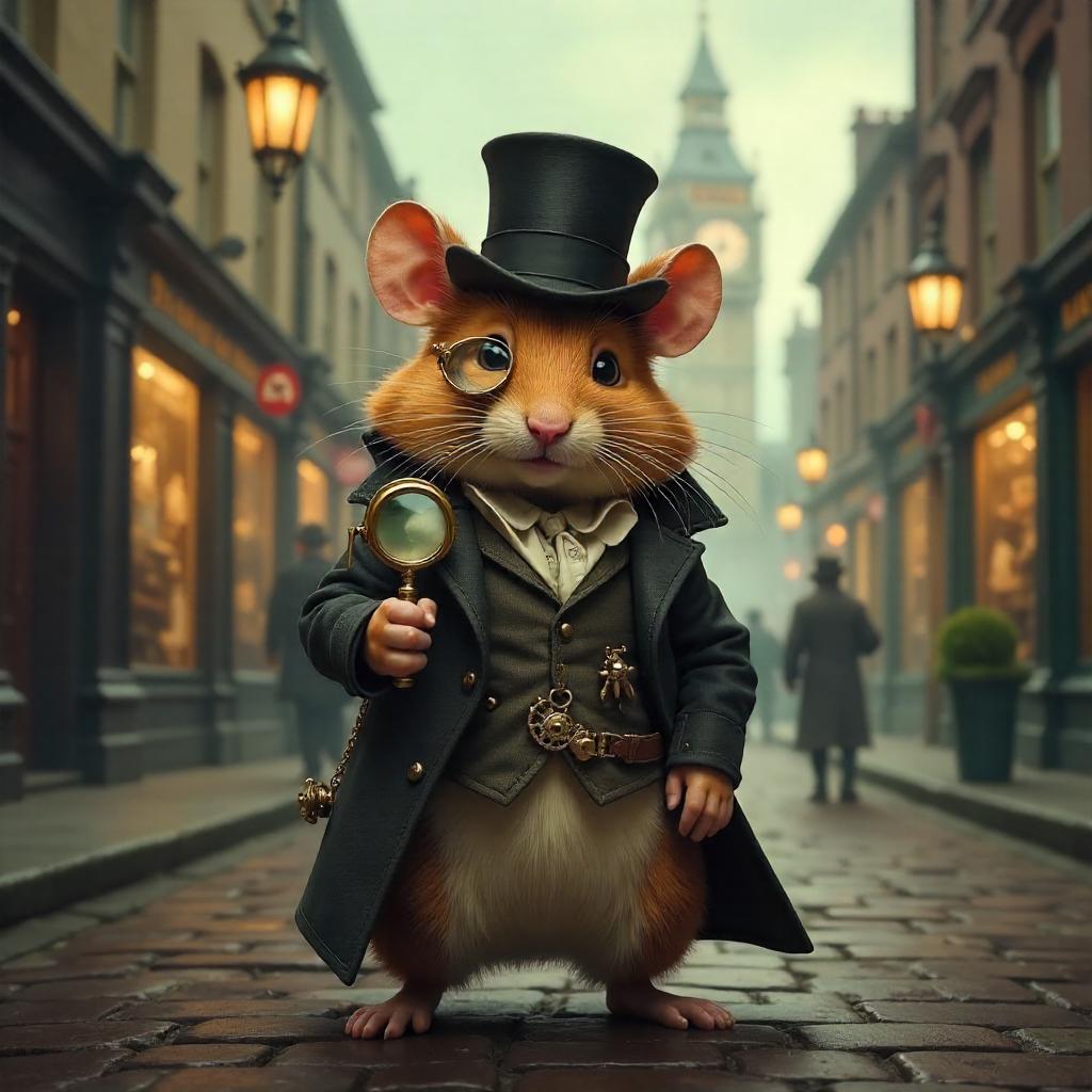 Hamster Detective in Victorian London