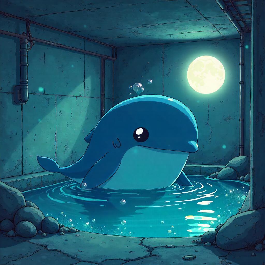 Whale Dreams in a Neon Basement