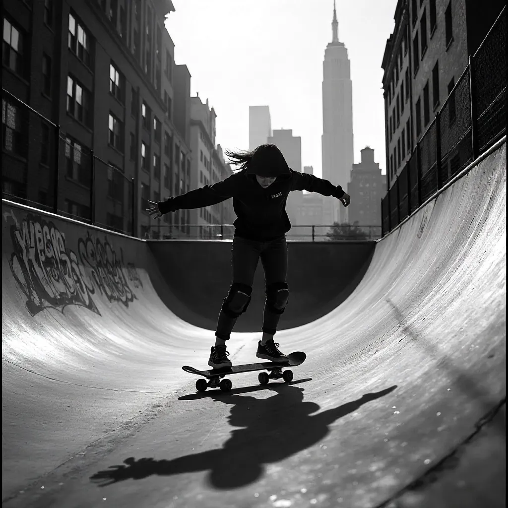 Monochrome NYC Halfpipe Skater