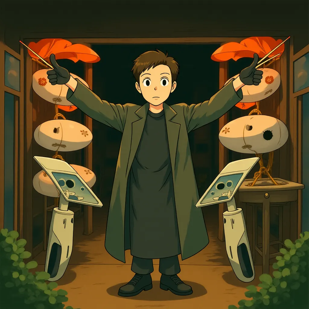 Jim Carrey and Robotnik the Robot in Sonic the Hedgehog (2020) - Anime style