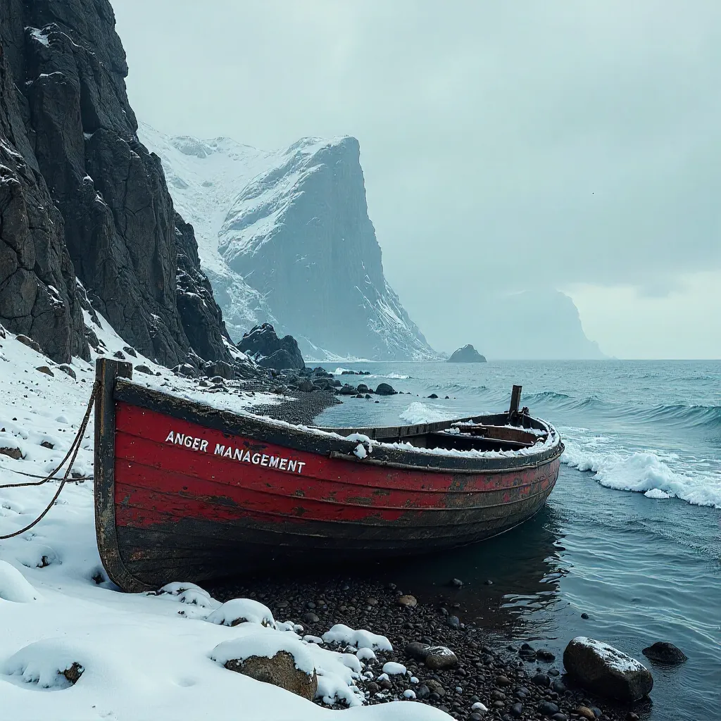 Anger Management on a Snowy Shore